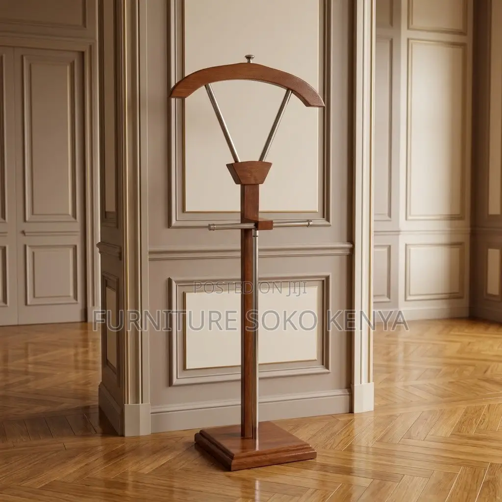 Dressers; Brown Office Executive Mahogany Coat Hanger