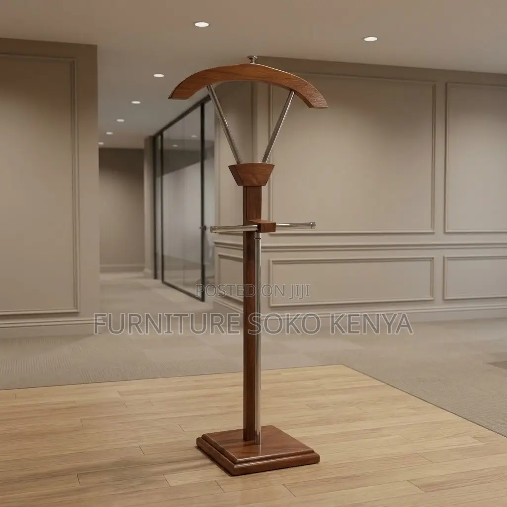 Dressers; Brown Office Executive Mahogany Coat Hanger