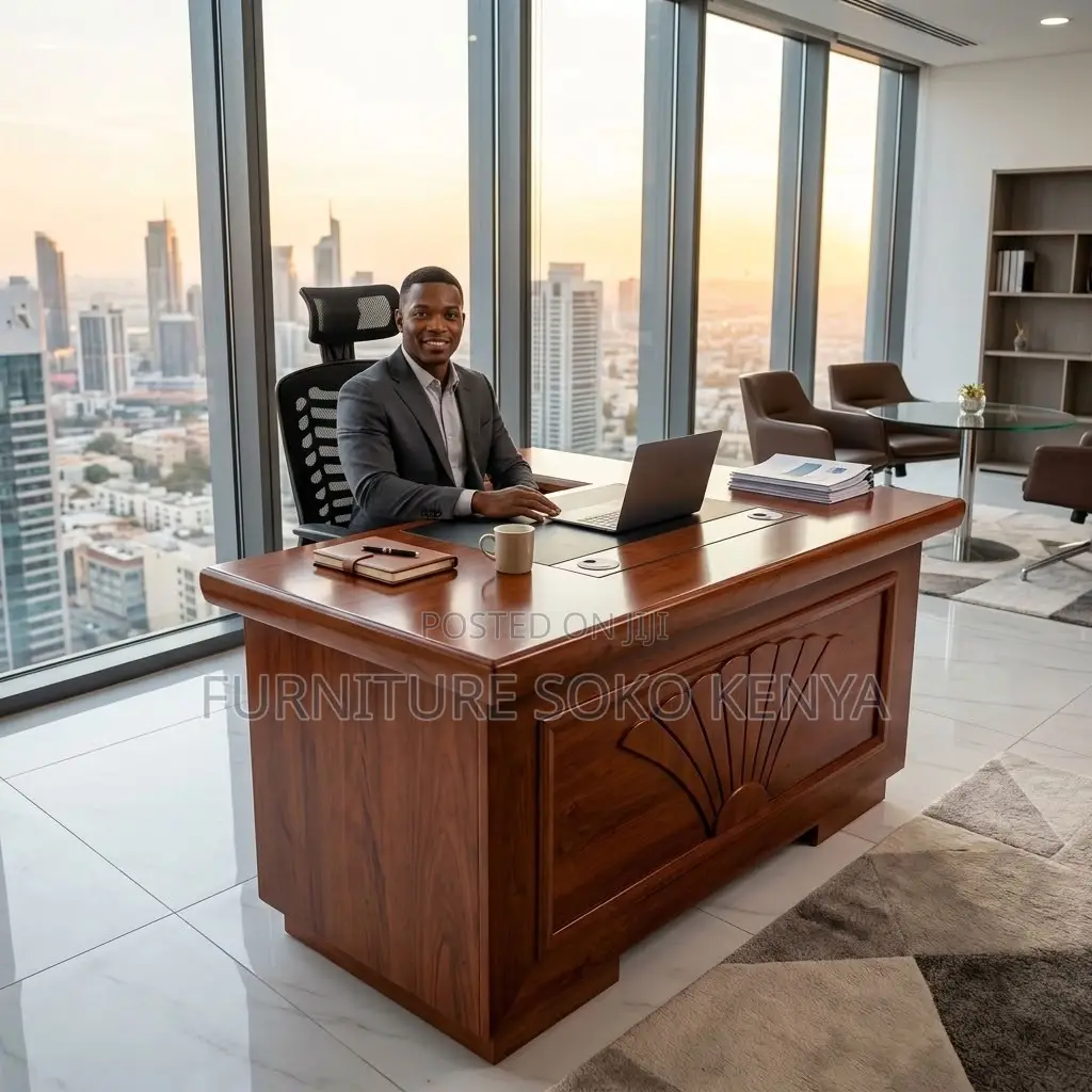 Office Desk; Mahogany 1.2 Meters Executive Seniors Desk