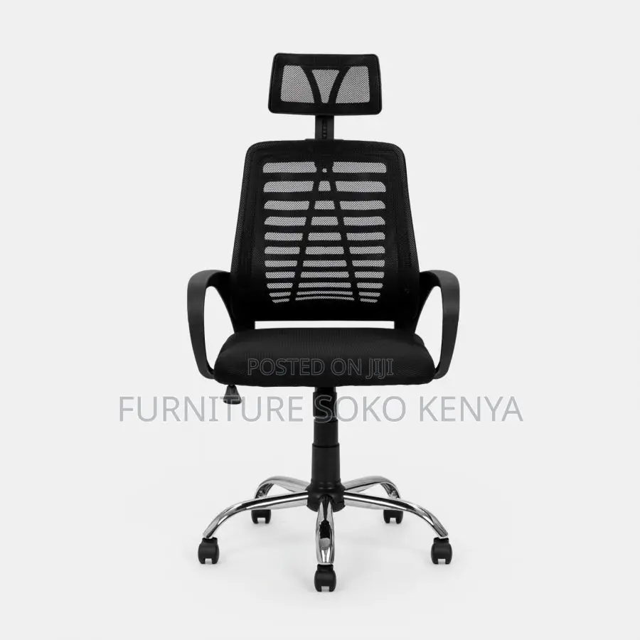 Office Chairs; Ergonomic Recliner Headrest Fabric Chair