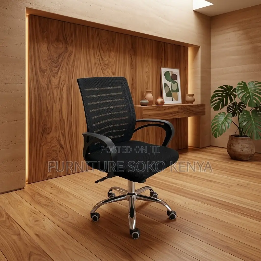 Office Chairs; Ergonomic Swivel Strong Mesh Office Chair