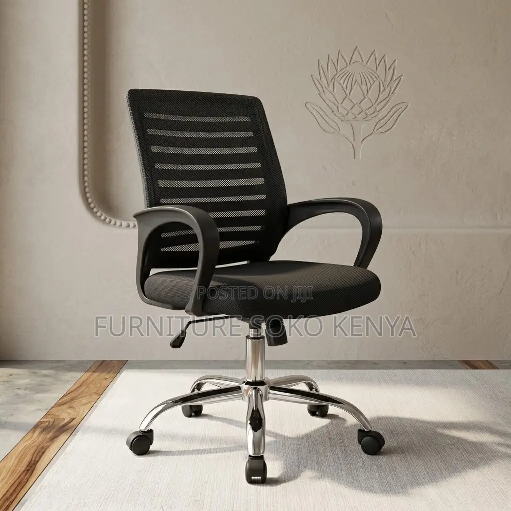 Office Chairs; Ergonomic Swivel Strong Mesh Office Chair