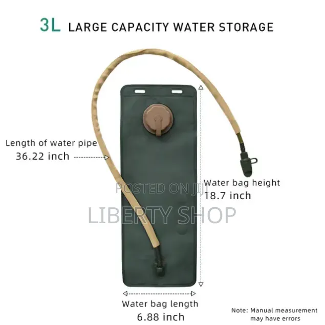 Hydration Water Bladder – Portable Backpack Water Reservoir
