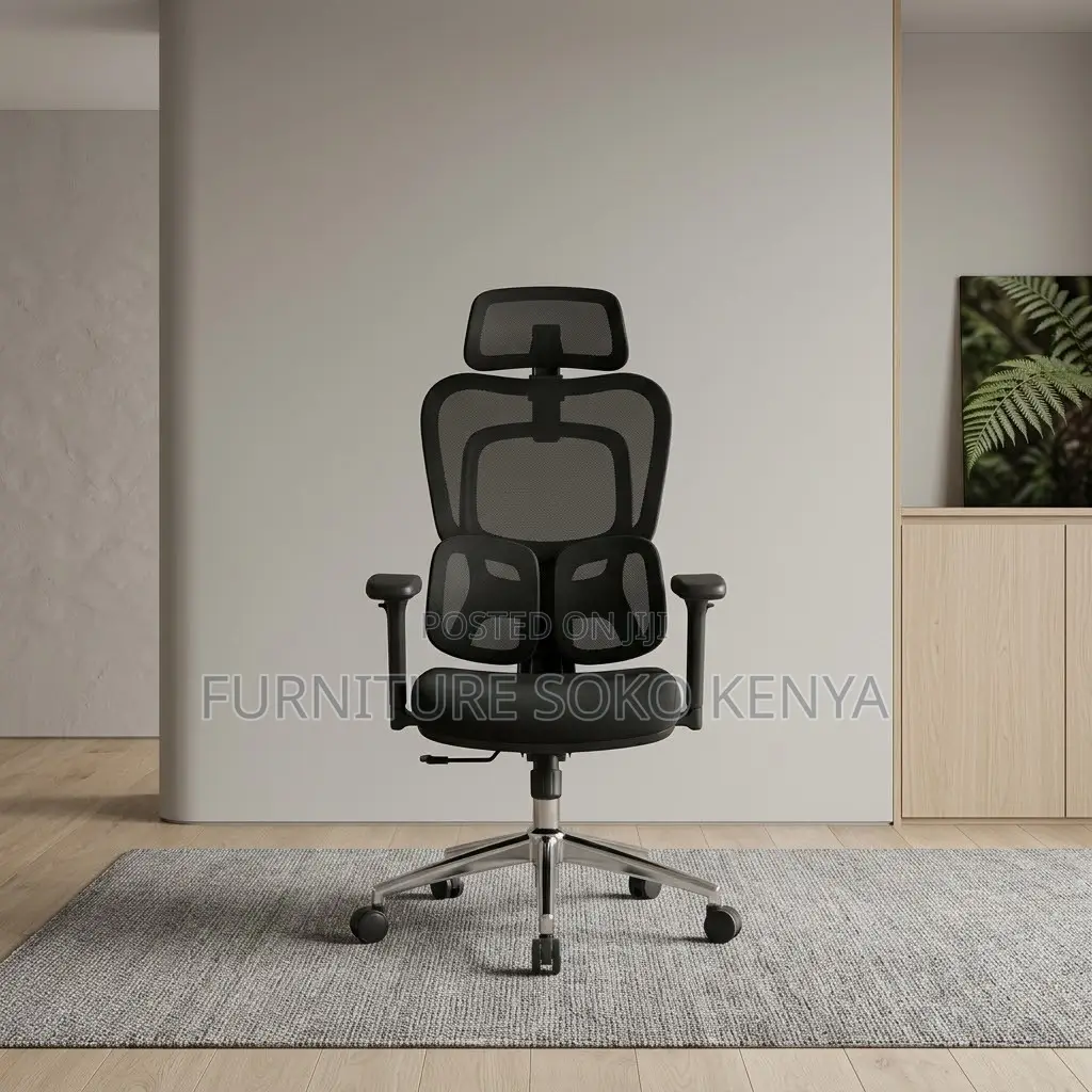 Office Chairs; Executive High Orthopedic Chair With Dual Back