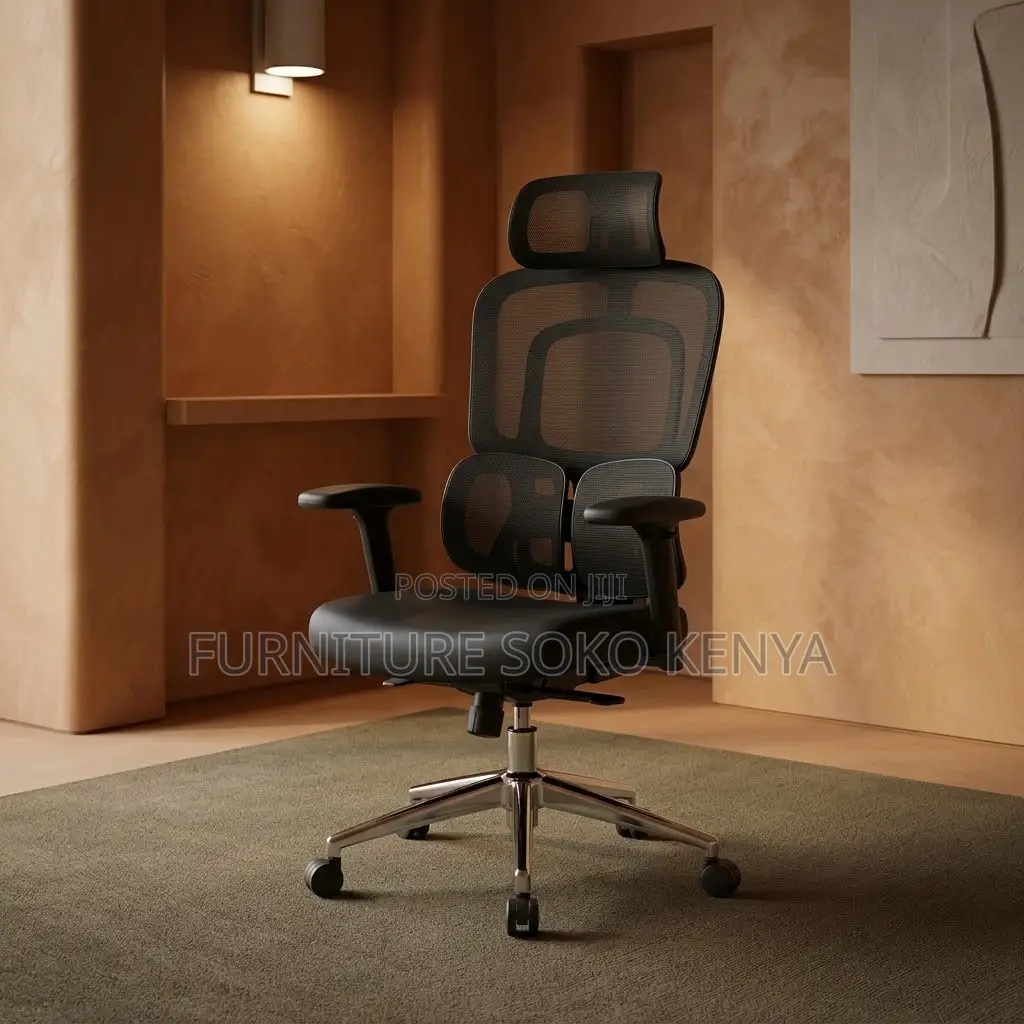 Office Chairs; Executive High Orthopedic Chair With Dual Back
