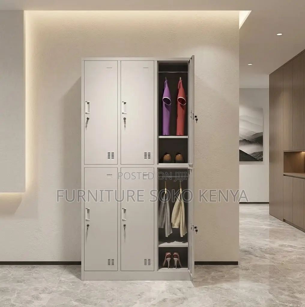 Office Cabinet; Executive 6 Lockers Office Document Cabinet