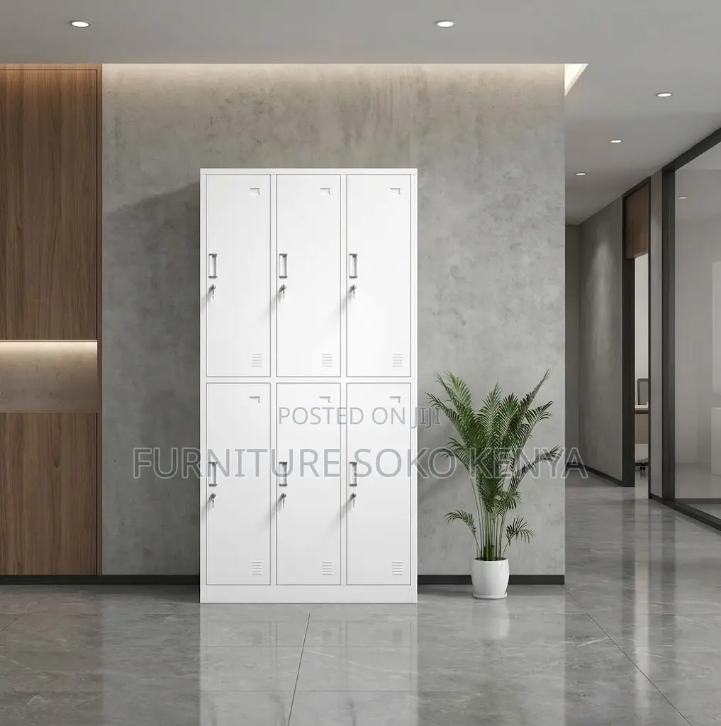 Office Cabinet; Executive 6 Lockers Office Document Cabinet