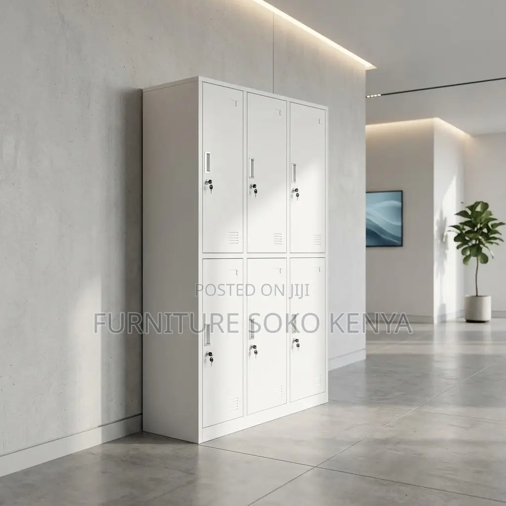Office Cabinet; Executive 6 Lockers Office Document Cabinet