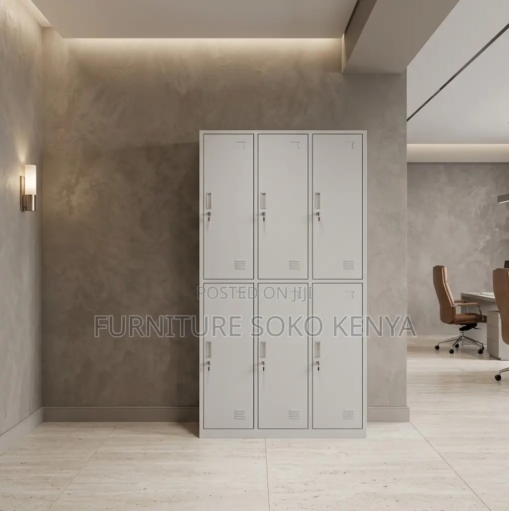 Office Cabinet; Executive 6 Lockers Office Document Cabinet