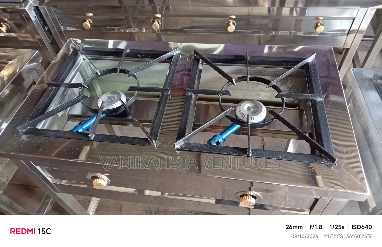 High Pressure Gas Two Burner Stove