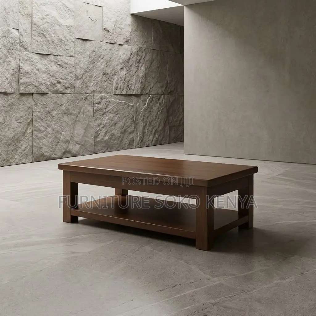 Coffee Table; Executive Home Office Mahogany Coffee Table