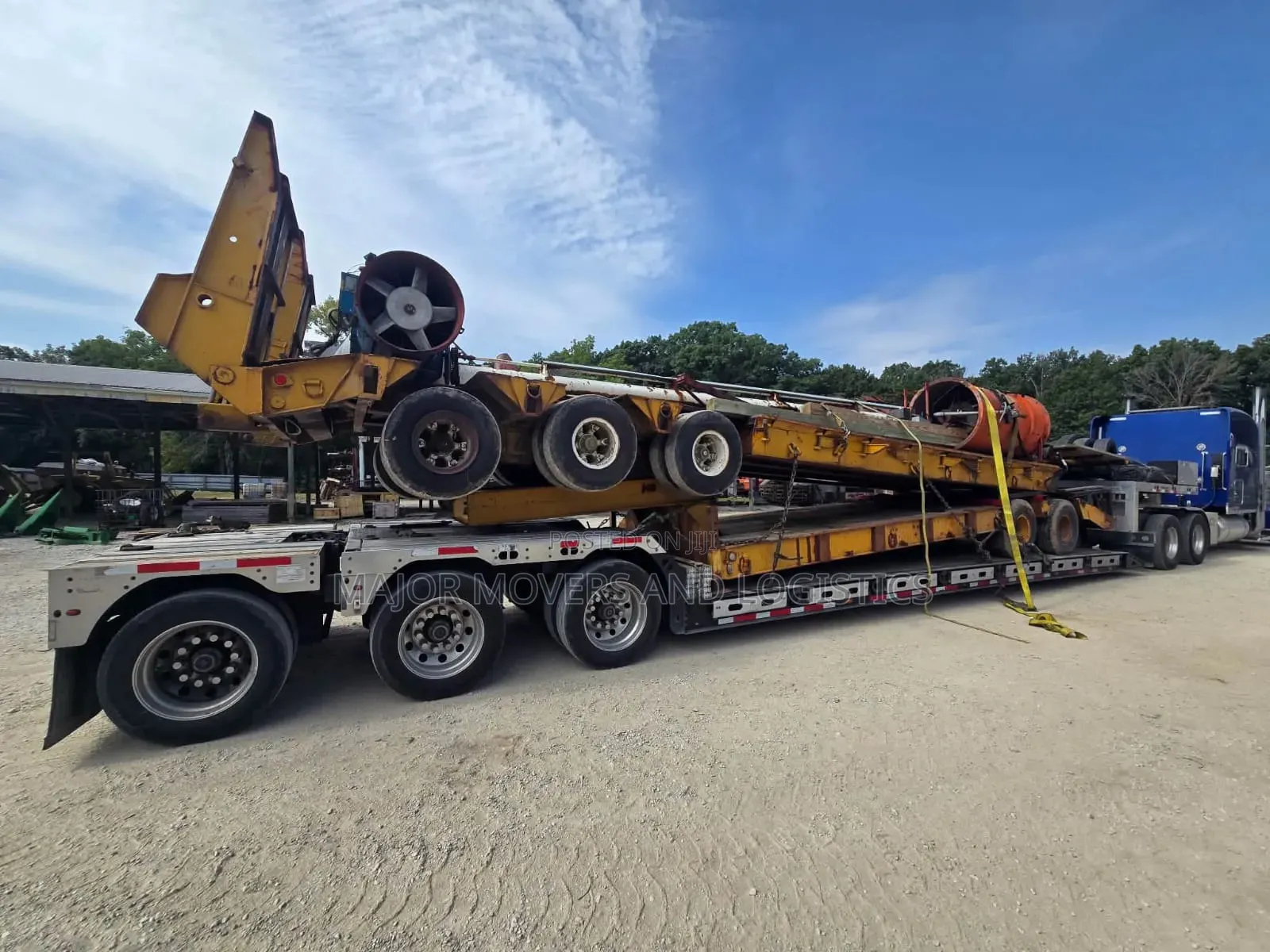 Low Loader Available for Heavy Transportation