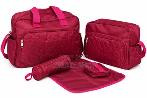 5-in-1 Fashion Diaper Bag Set – Multifunctional Baby Nappy Bag With