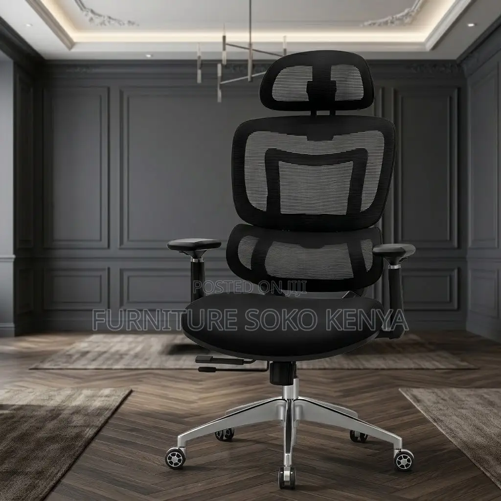Office Chair; Orthopedic Full Mesh Office Reclining Chair