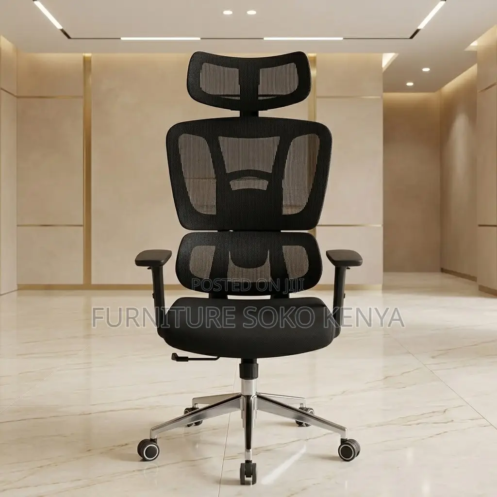 Office Chair; Orthopedic Full Mesh Office Reclining Chair