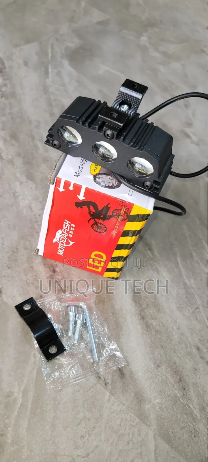Motorcycle LED Fog Lights With Flickering Effect