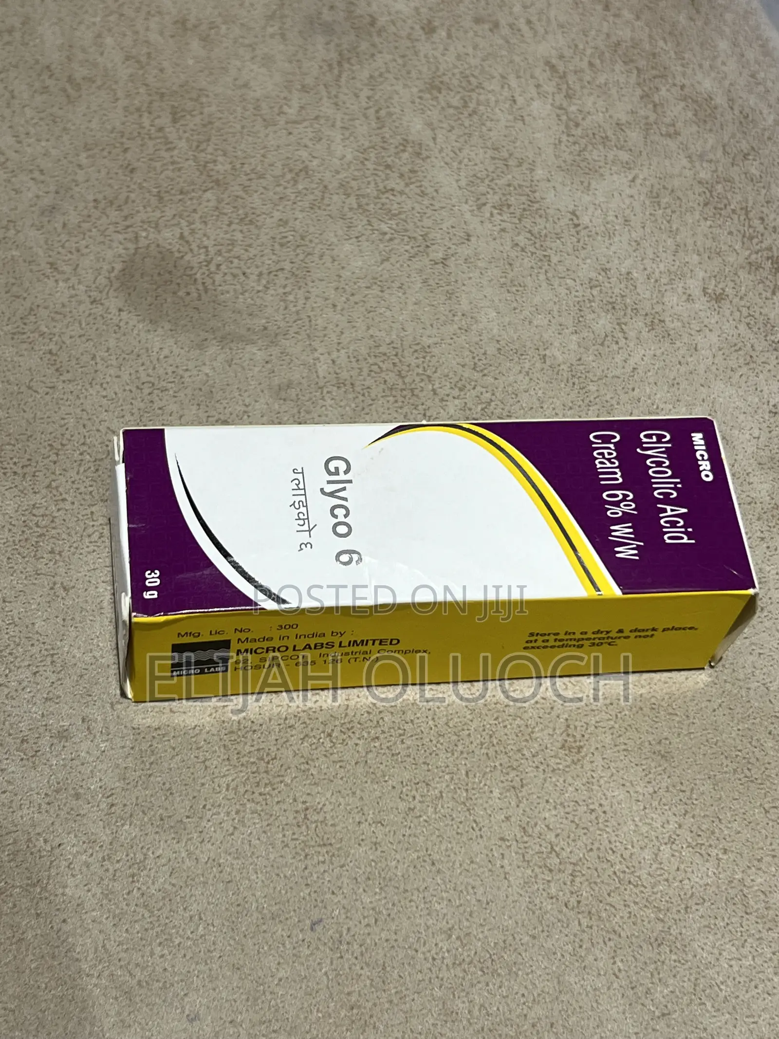 Glyco 6 Glycolic Acid Cream 6% W/W (30g)