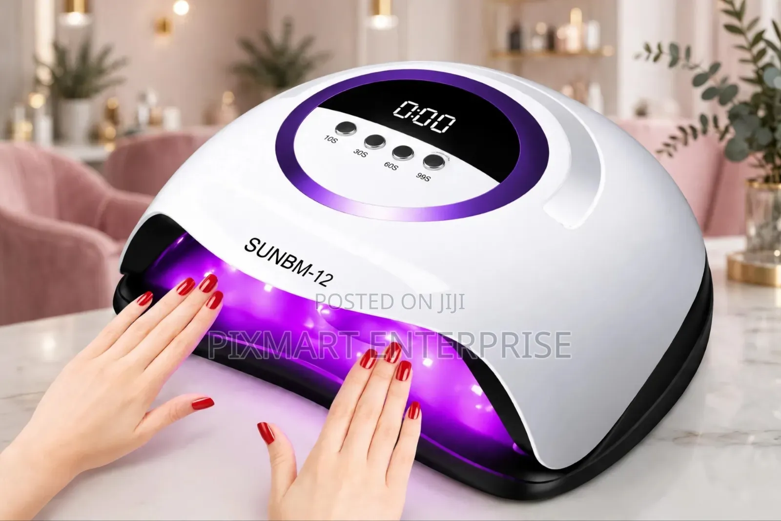 SUNBM-12 UV LED Nail Dryer Lamp With Digital Timer