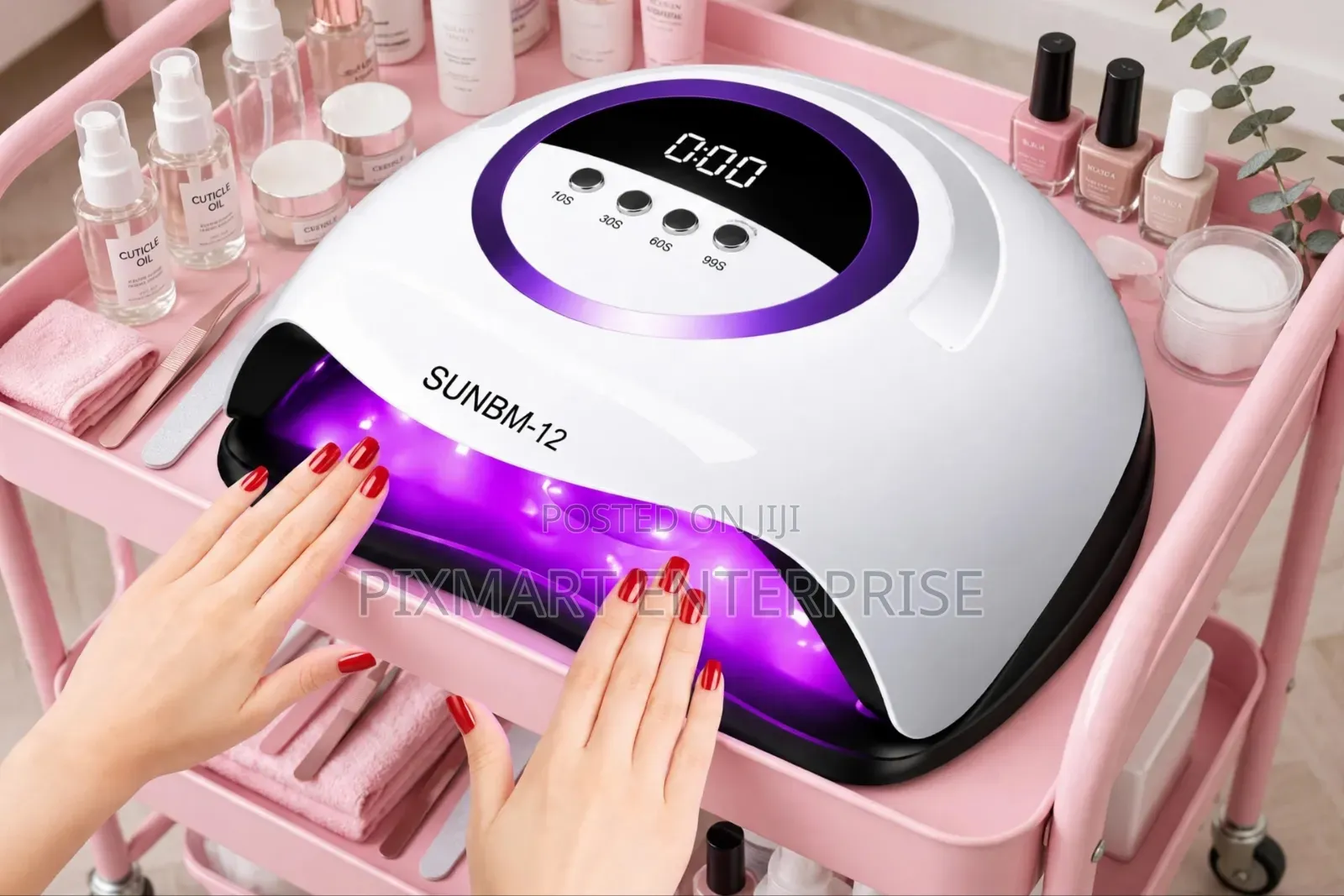 UV LED Gel Nail Polish Dryer Machine With Timer for Salon Use