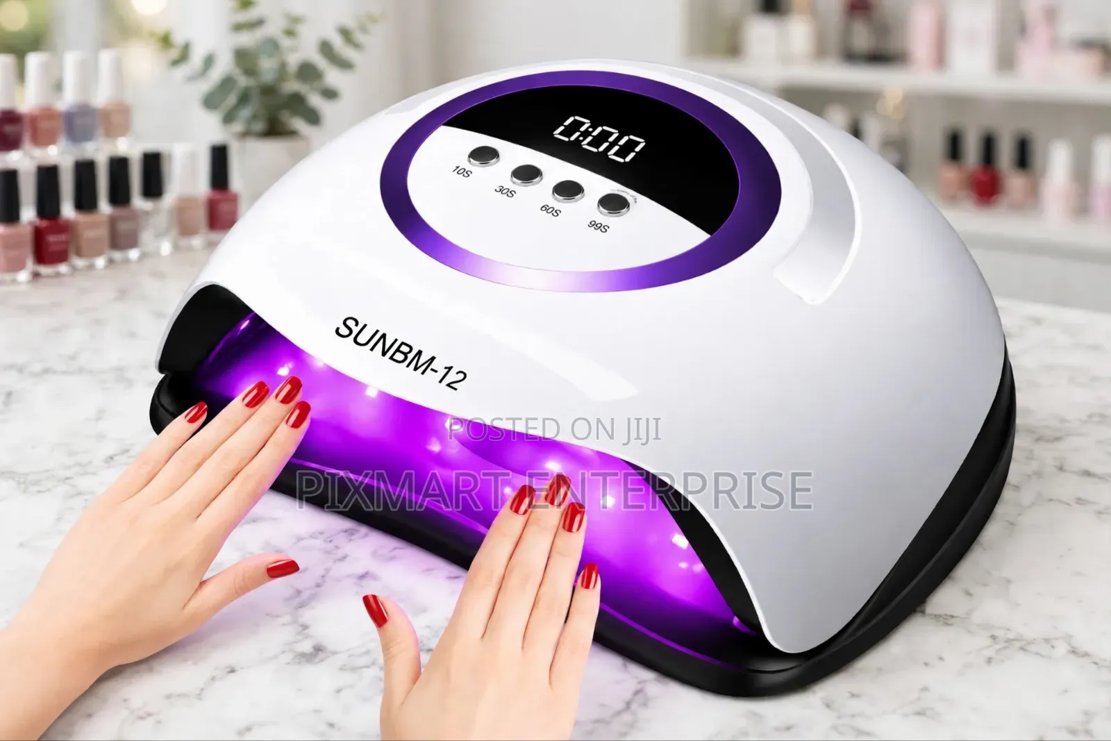 SUNBM-12 Professional UV LED Nail Lamp With 99s Timer