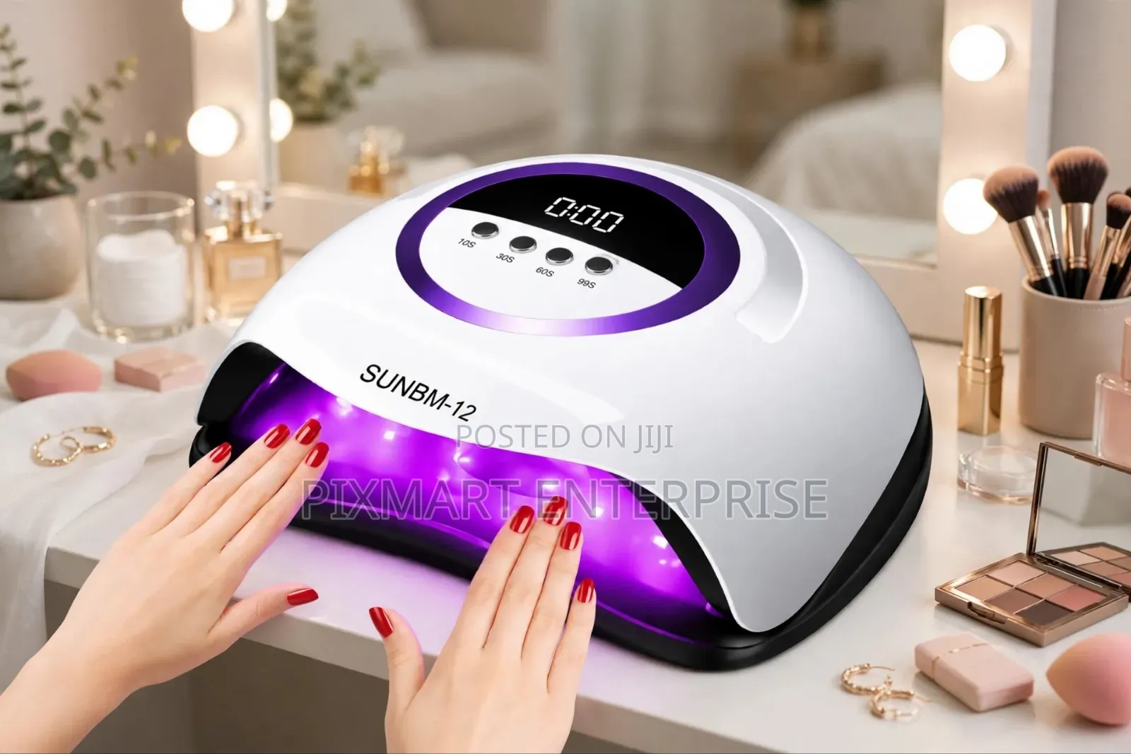 SUNBM-12 Professional UV LED Nail Lamp With 99s Timer