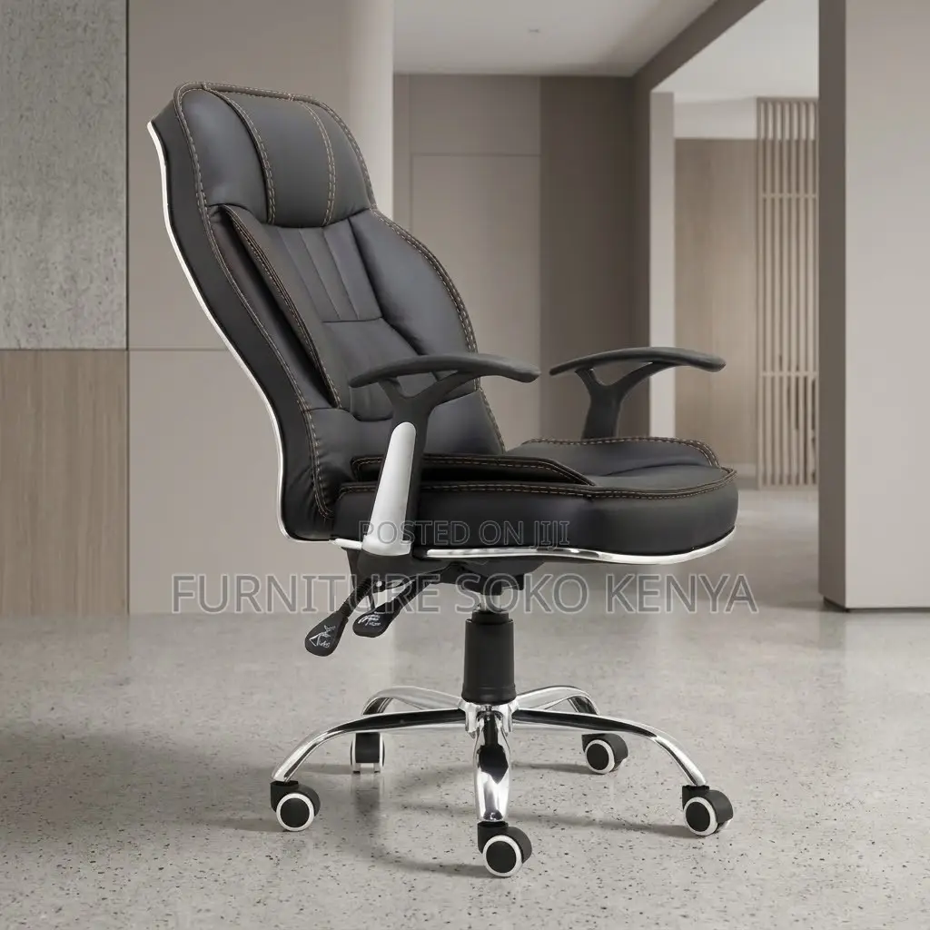 Office Chairs; Leather Reclining Office Working Chair