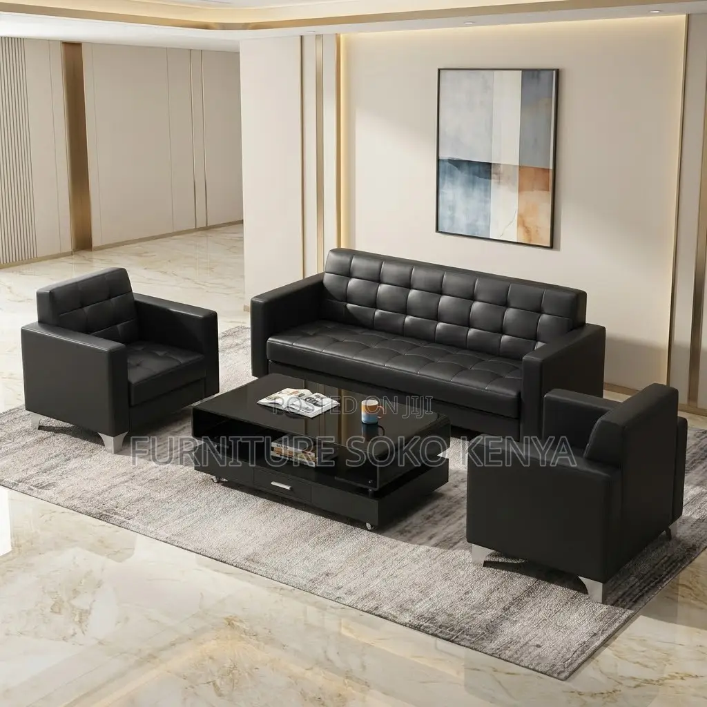 Office Sofa; Five Seaters Executive Staff Sofa Set