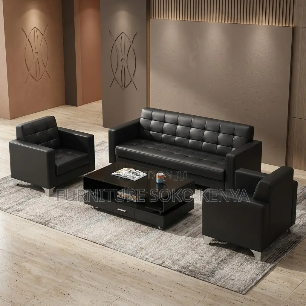 Office Sofa; Five Seaters Executive Staff Sofa Set