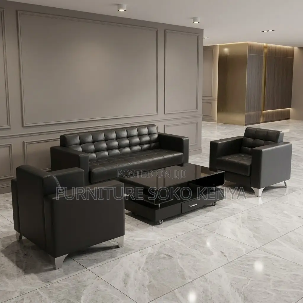 Office Sofa; Five Seaters Executive Staff Sofa Set