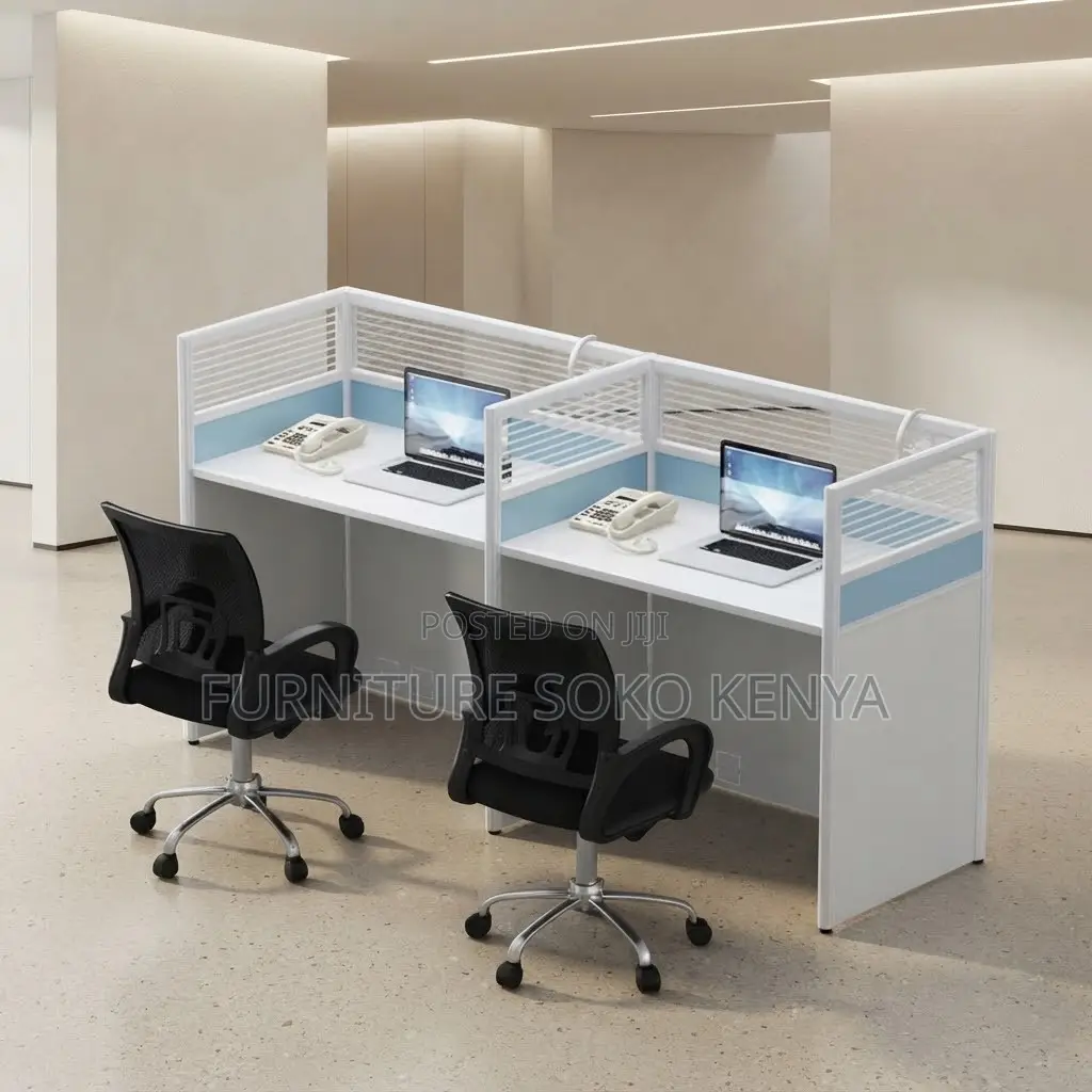 Workstations; Two Users Straight Workstation Desk