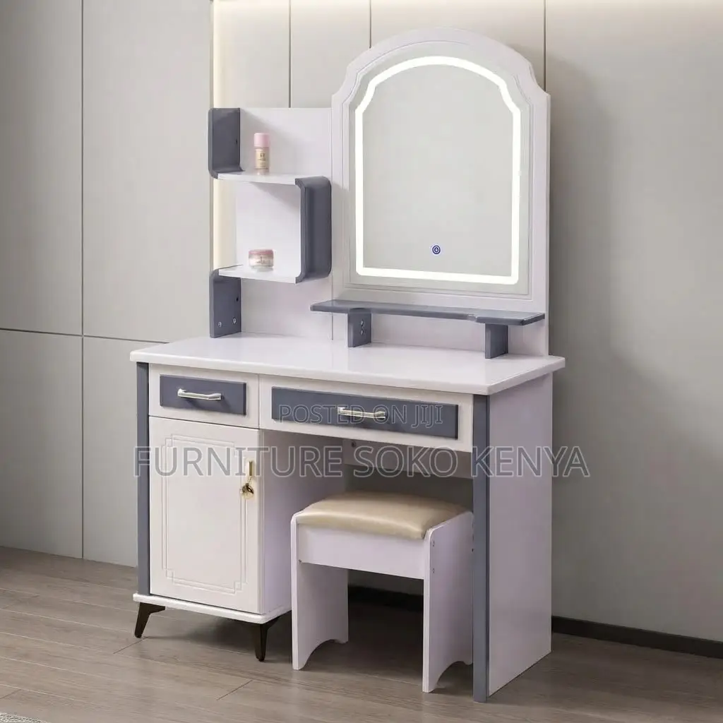 Dressers; White Home Dressing Room Vanity Set
