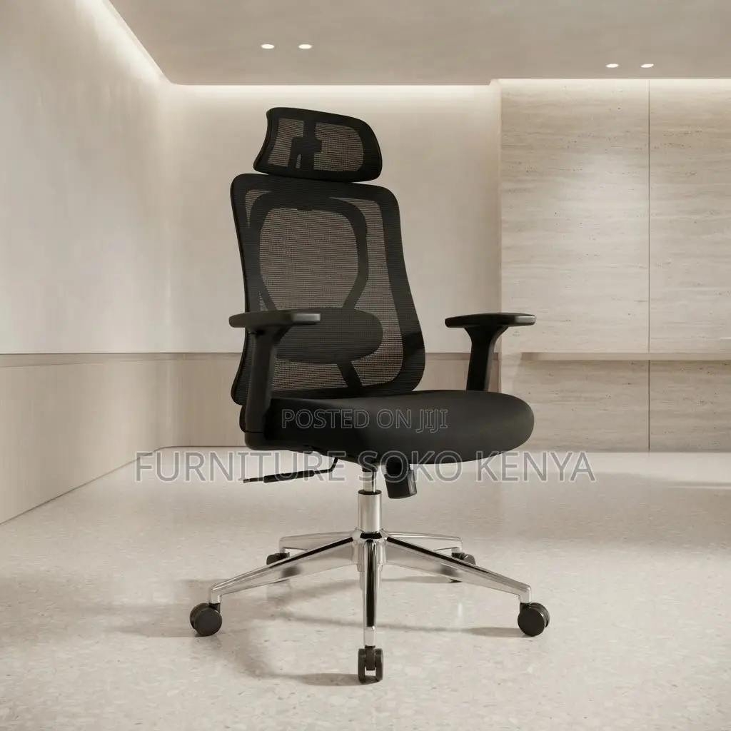 Office Chair; Ergonomic Mesh High Reclining Fabric Office Chair