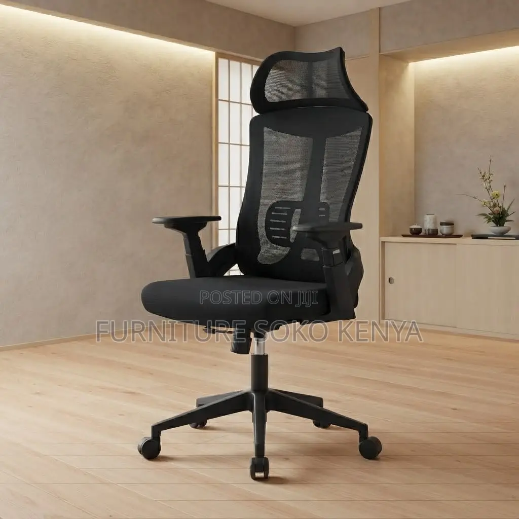 Office Chair; Clerical Fabric Ergonomic Lammar Chair
