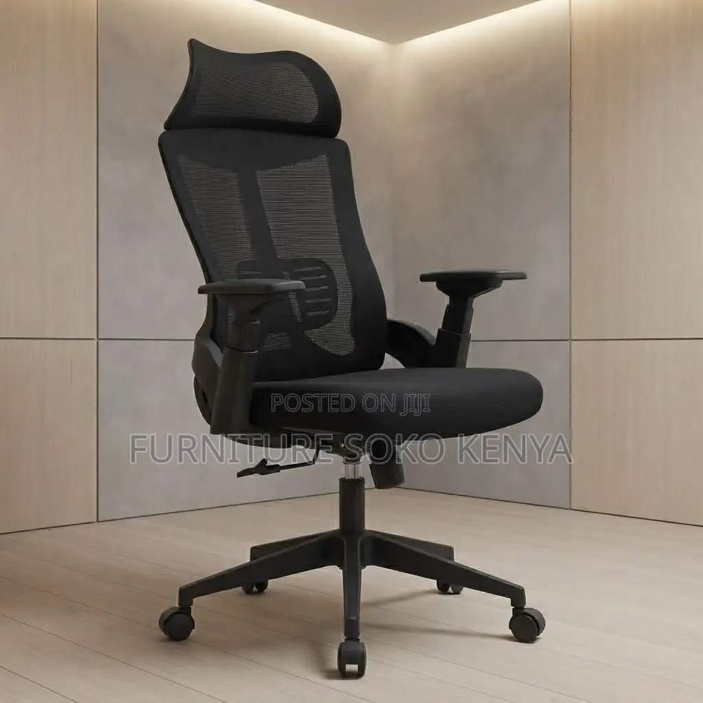 Office Chair; Clerical Fabric Ergonomic Lammar Chair