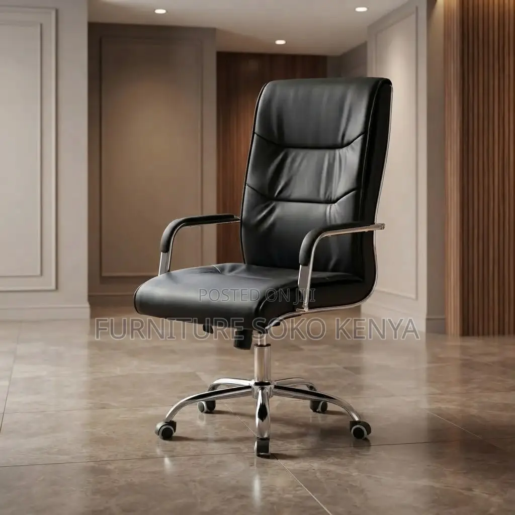 Office Chairs; Swivel Leather Visitors and Office Staff Chair