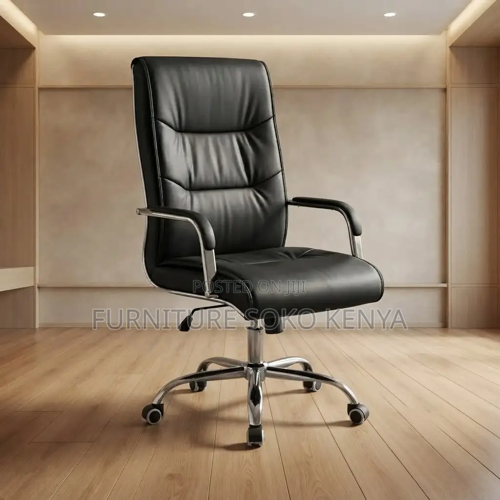 Office Chairs; Swivel Leather Visitors and Office Staff Chair
