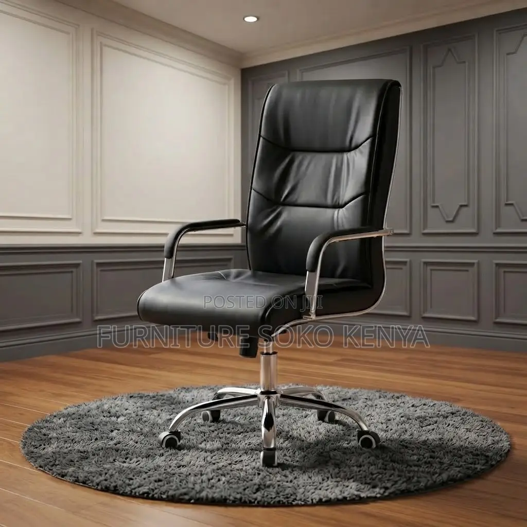 Office Chairs; Swivel Leather Visitors and Office Staff Chair