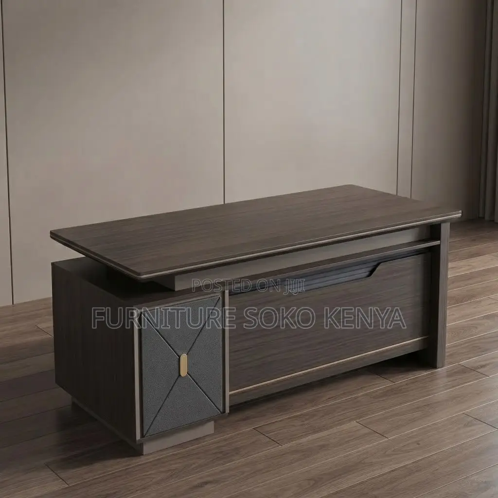 Office Desk; L-Shaped 1600mm Executive Desk With Drawer