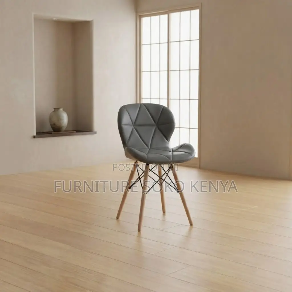 Home Chairs; Eames Padded Mid Back Dining Chair
