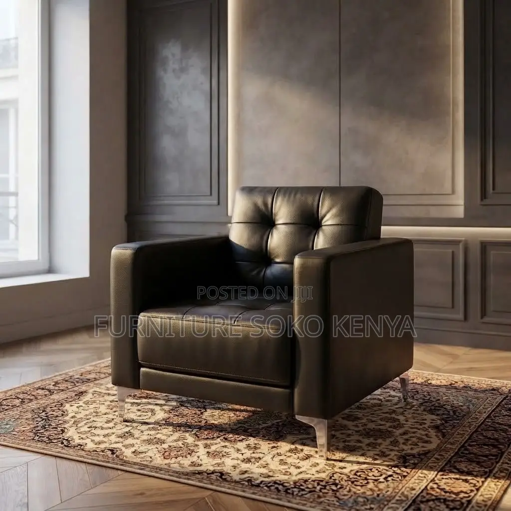 Office Sofa; One-Seater Executive Office Sofa