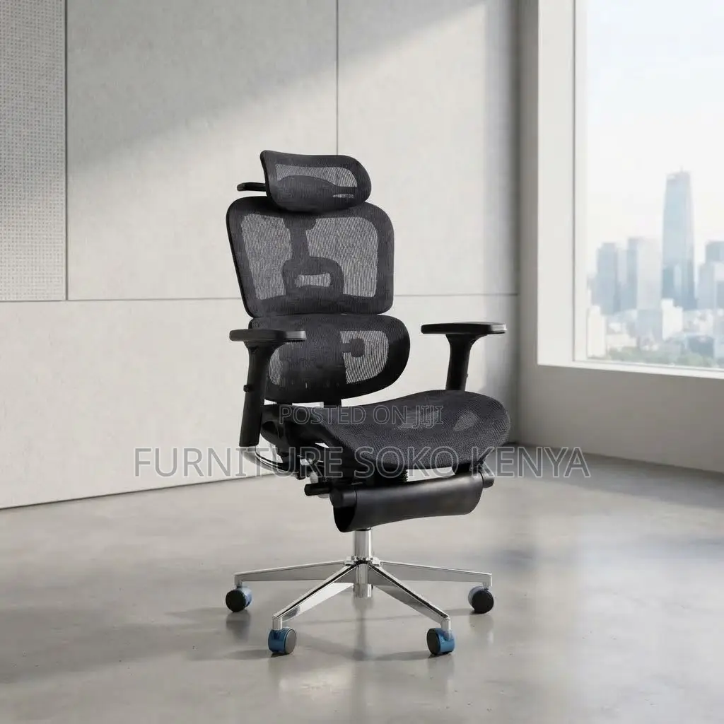 Office Chairs; High Orthopedic Home Office Chair With Footrest