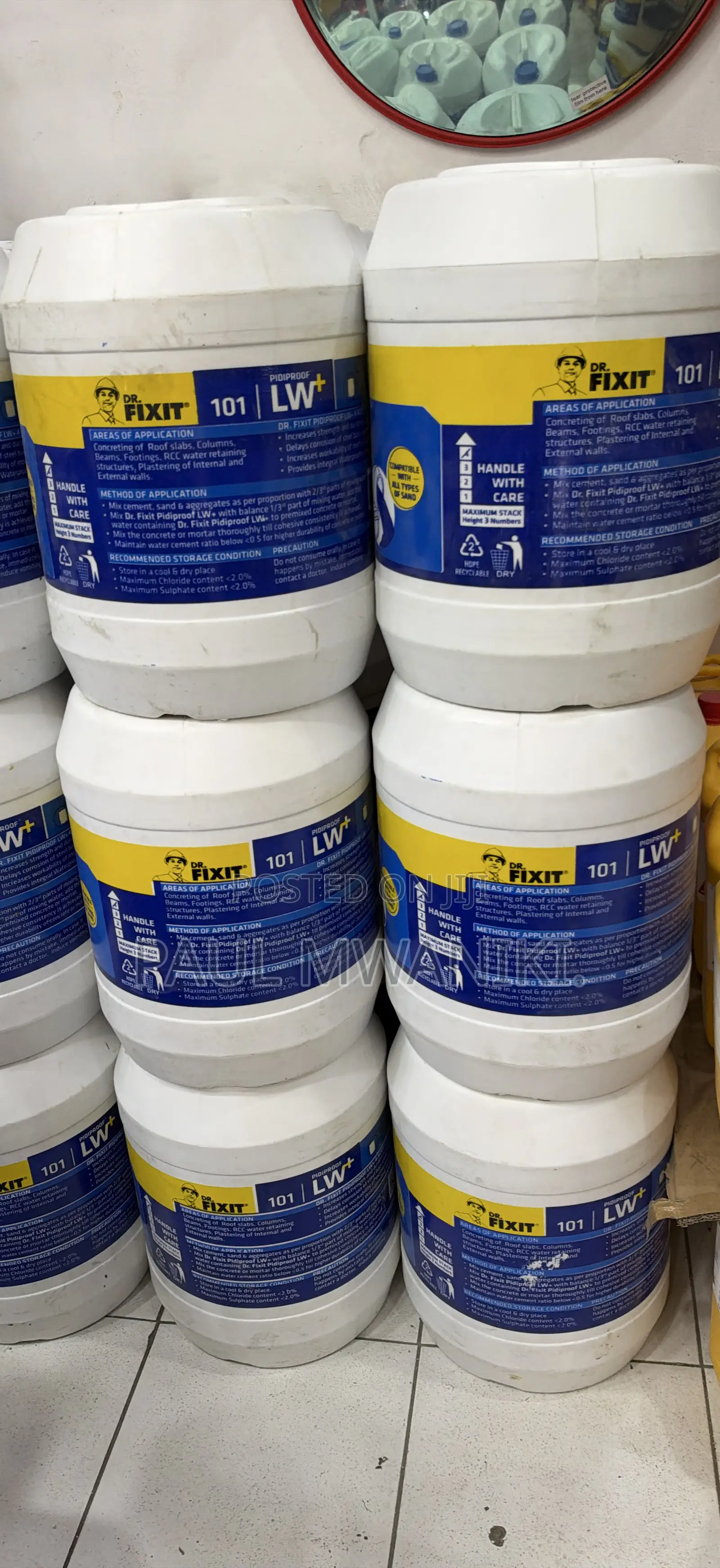 Dr. Fixit Pidiproof 101 Lw+ – Liquid Waterproofing Admixture