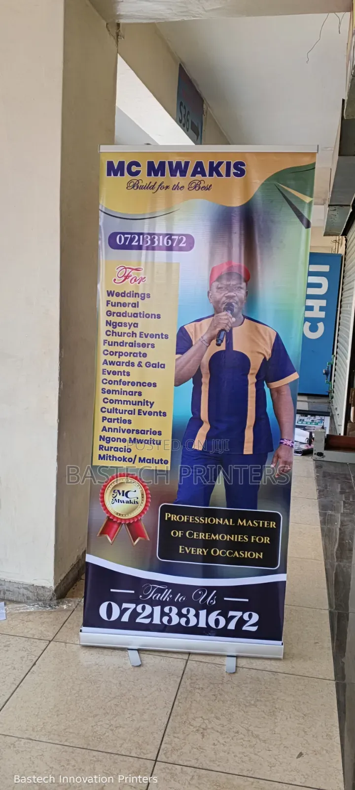 Quality Narrow Base Roll Up Banner Printing
