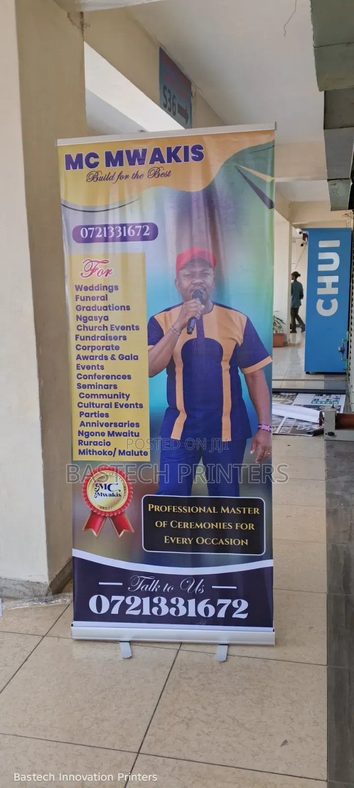 Quality Narrow Base Roll Up Banner Printing