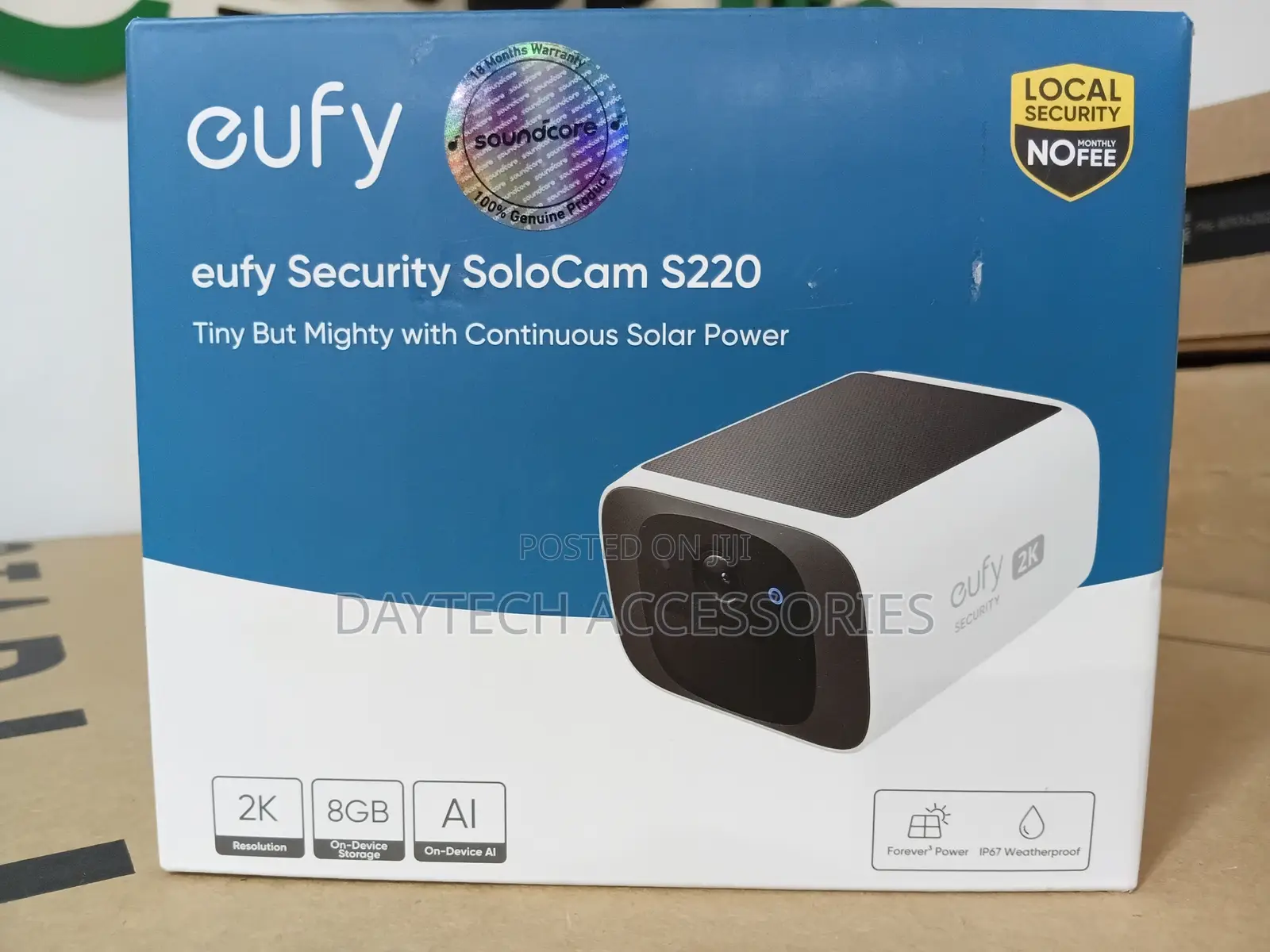 Eufy SoloCam S220 Solar-Powered 2K Security Camera