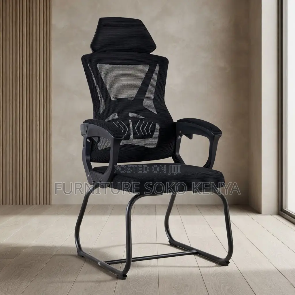 Office Chairs; High Backrest Office Seat With Fixed Armrest