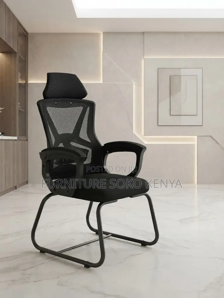 Office Chairs; High Backrest Office Seat With Fixed Armrest