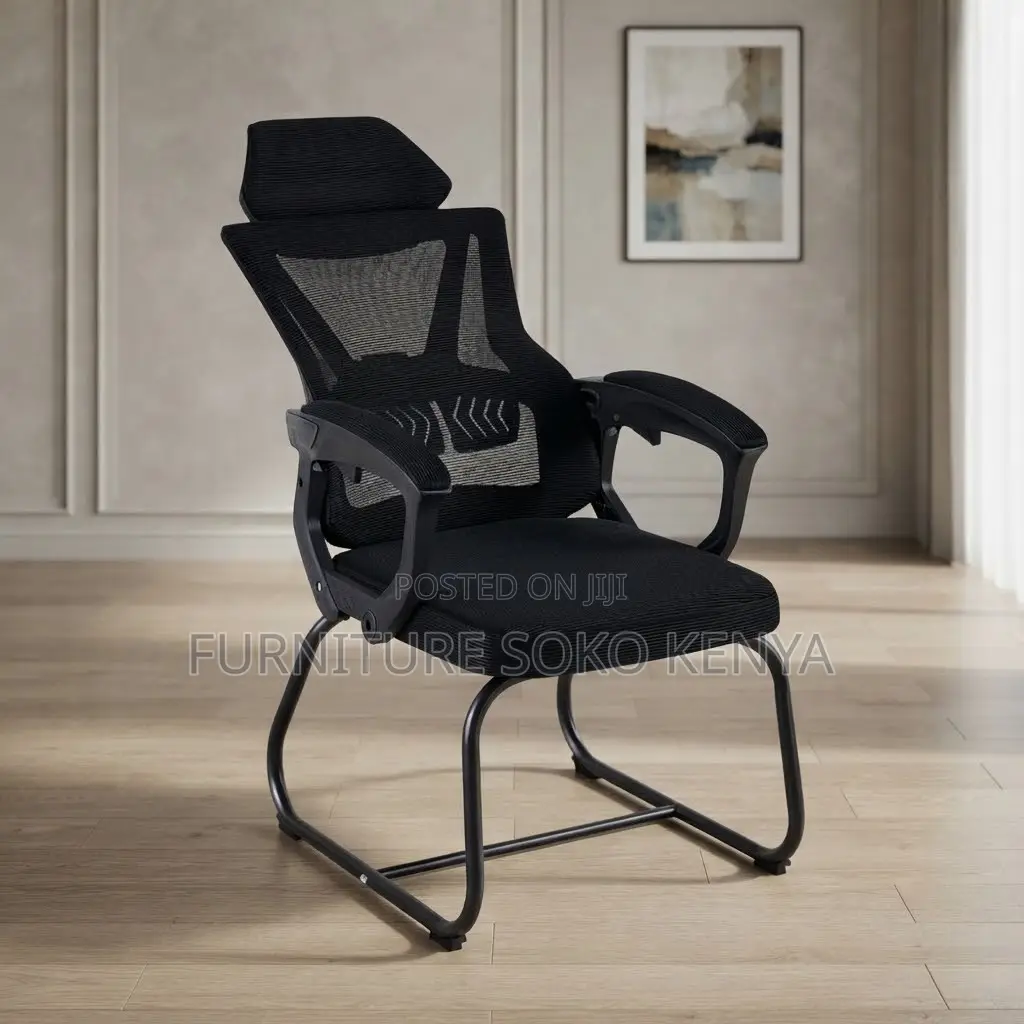 Office Chairs; High Backrest Office Seat With Fixed Armrest
