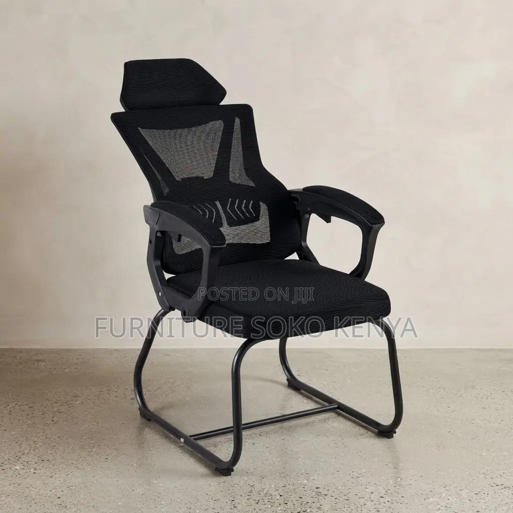 Office Chairs; High Backrest Office Seat With Fixed Armrest