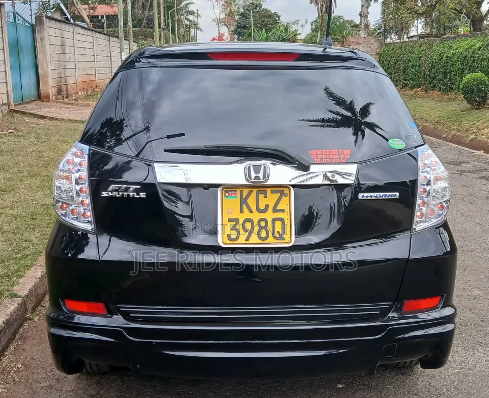Honda Fit Shuttle 2013 Matt Black